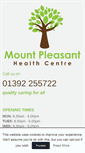 Mobile Screenshot of mountpleasanthealthcentre.co.uk